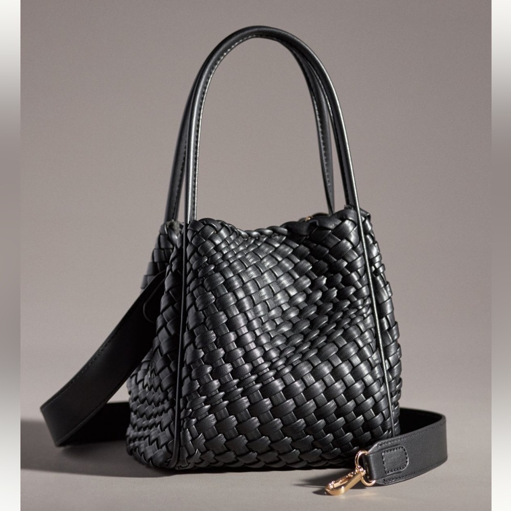 Anthropologie Woven Hollace Tote Handbag